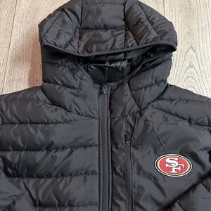 New Team Apparel 49ers puff jacket size small